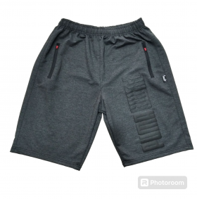 No Brand TK23 grey (лето) шорты мужские