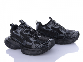 Apawwa A1335 black (деми) кроссовки детские