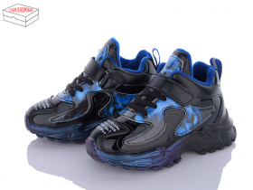Fulexiong 2032 black-blue (демі) кросівки дитячі