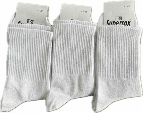 No Brand 2806 white (демі) чоловічі шкарпетки