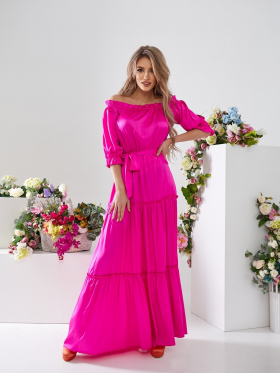 No Brand 230 pink (лето) платье женские