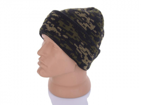 No Brand F0015 khaki (зима) шапка мужские