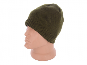 No Brand AS02-3 khaki (зима) шапка мужские