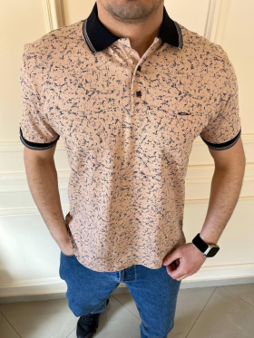 No Brand 1569 beige (лето) футболка мужские