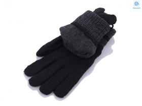 Корона 8185 black (зима) рукавички чоловічі