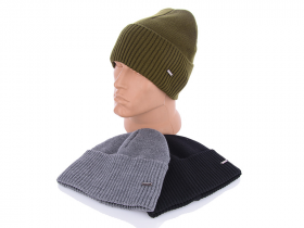 No Brand AS03 mix (зима) шапка мужские