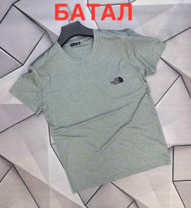 No Brand 3962 grey (лето) футболка мужские