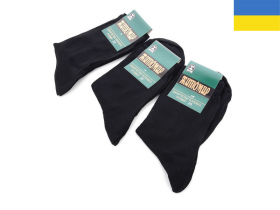 No Brand 1008Ж чорний (демі) чоловічі шкарпетки