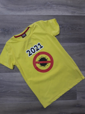 No Brand 8369 yellow (літо) футболка дитяча