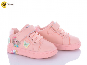 Clibee L208A pink (деми) кроссовки детские