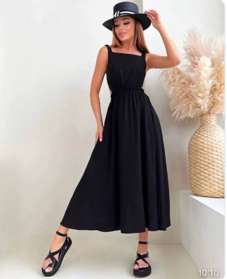No Brand 105 black (літо) сукня жіночі