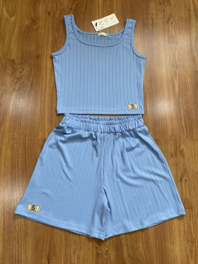 No Brand 269 l.blue (лето) костюм детские