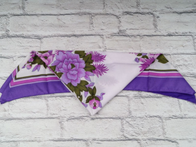 No Brand P139 purple (деми) платок женские
