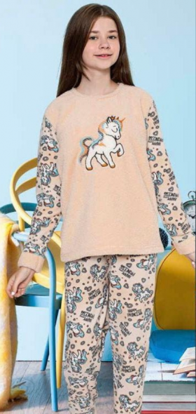 No Brand 8803 beige (зима) пижама детские
