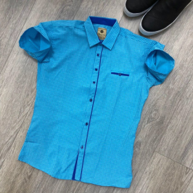 No Brand R269 l.blue (літо) сорочка