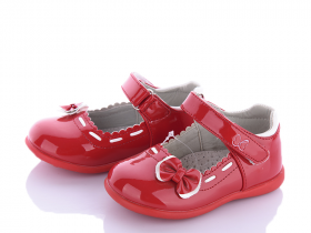 Clibee D501 red (демі) туфлі дитячі