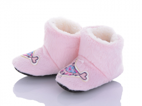No Brand BC003 l.pink (зима) тапочки дитячі