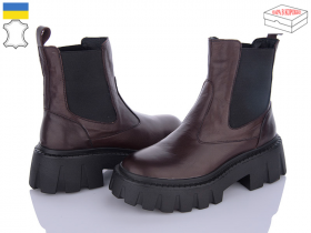Viscala 27906 коричневий (деми) ботинки женские