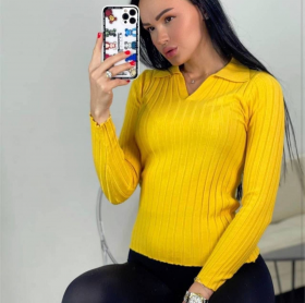 No Brand 827 yellow (деми) свитер женские