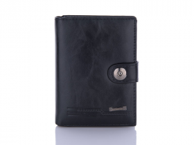 No Brand 302B-3 black (демі) гаманець чоловічі