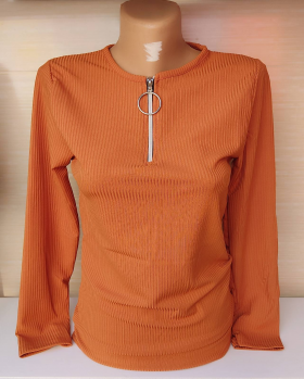 No Brand 971 оранжевий (демі) светр жіночі