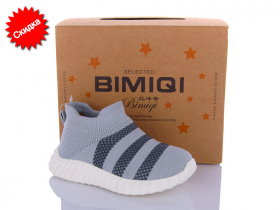 Bimiqi 17-996688 сірий (демі) кросівки дитячі