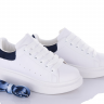 Violeta 20-657 white-blue (демі) кросівки жіночі