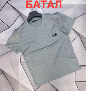 No Brand 3964 grey (лето) футболка мужские