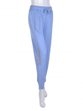 No Brand 2270-106 l.blue (деми) штаны спорт женские