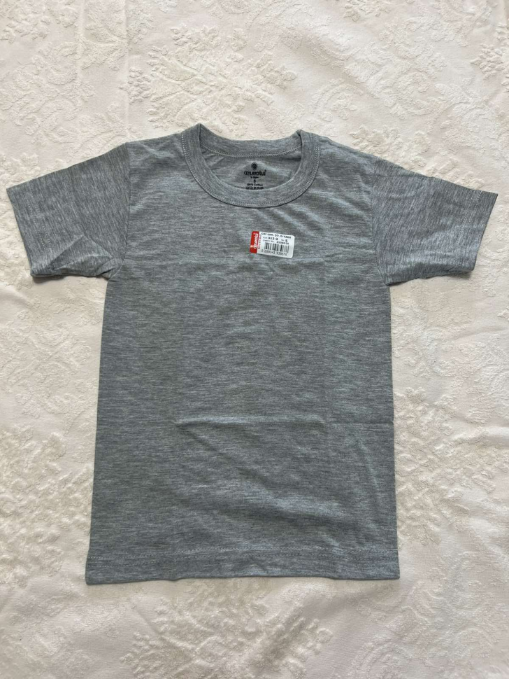 No Brand 312-3 grey (3) (лето) футболка детские