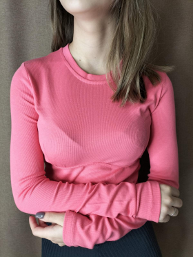 No Brand 2412 d.pink (деми) свитер женские