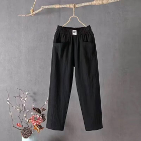 No Brand 920-1 black (літо) штани жіночі
