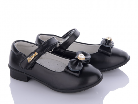 Apawwa M336 black (демі) туфлі дитячі