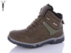 No Brand A2502 khaki (зима) ботинки мужские