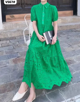 No Brand V567 green (літо) сукня жіночі