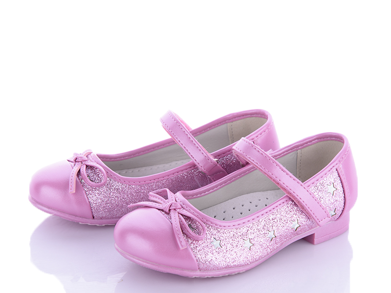 Clibee D22 pink (деми) туфли детские