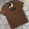 No Brand 4372 brown (лето) футболка мужские