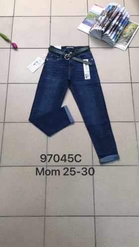 No Brand 97045 blue (деми) джинсы женские
