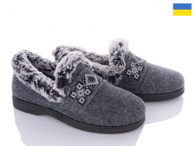 Demur GW101G сірий (зима) туфлі жіночі