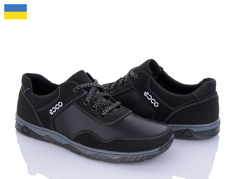 Kindzer C53 чорний (демі) кросівки чоловічі