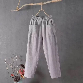 No Brand 920-1 grey (літо) штани жіночі