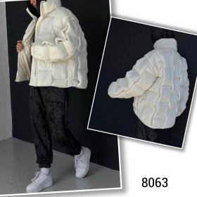 No Brand 8063 white (деми) куртка женские