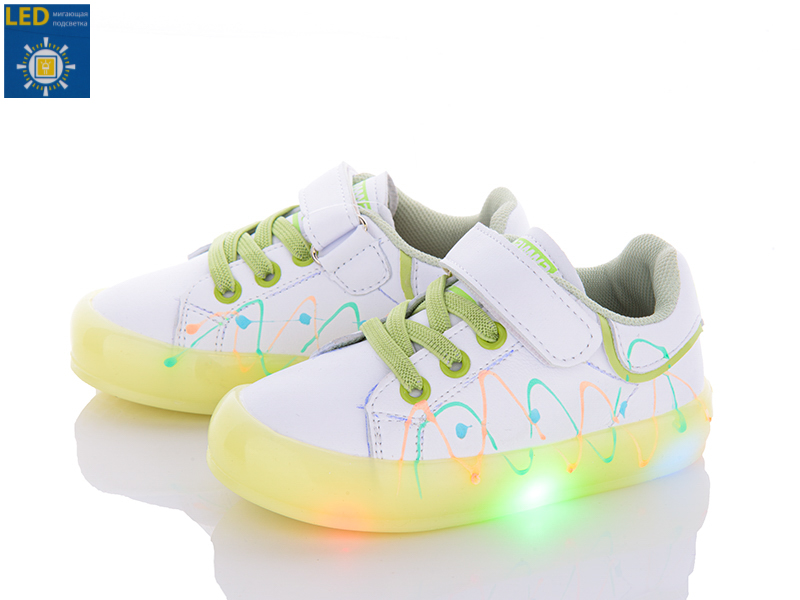 Apawwa NC57-1 green LED (демі) кросівки дитячі