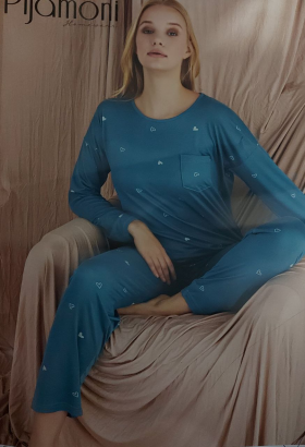 No Brand 1 blue (демі) піжама жіночі