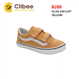 Clibee Apa-B288 yellow (деми) кеды детские