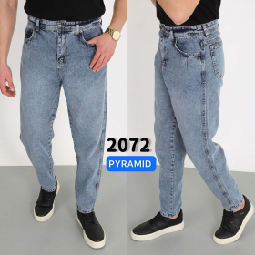 No Brand 2072 blue (деми) джинсы мужские