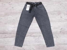 No Brand 722-2 grey (деми) джинсы детские