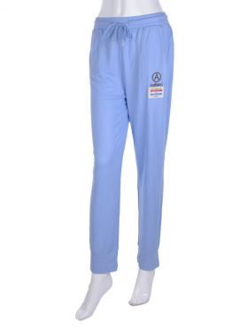 No Brand 2273-106 l.blue (деми) штаны спорт женские