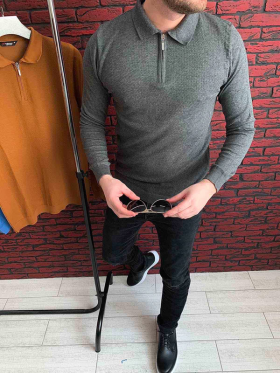 No Brand S2700 grey (деми) свитер мужские