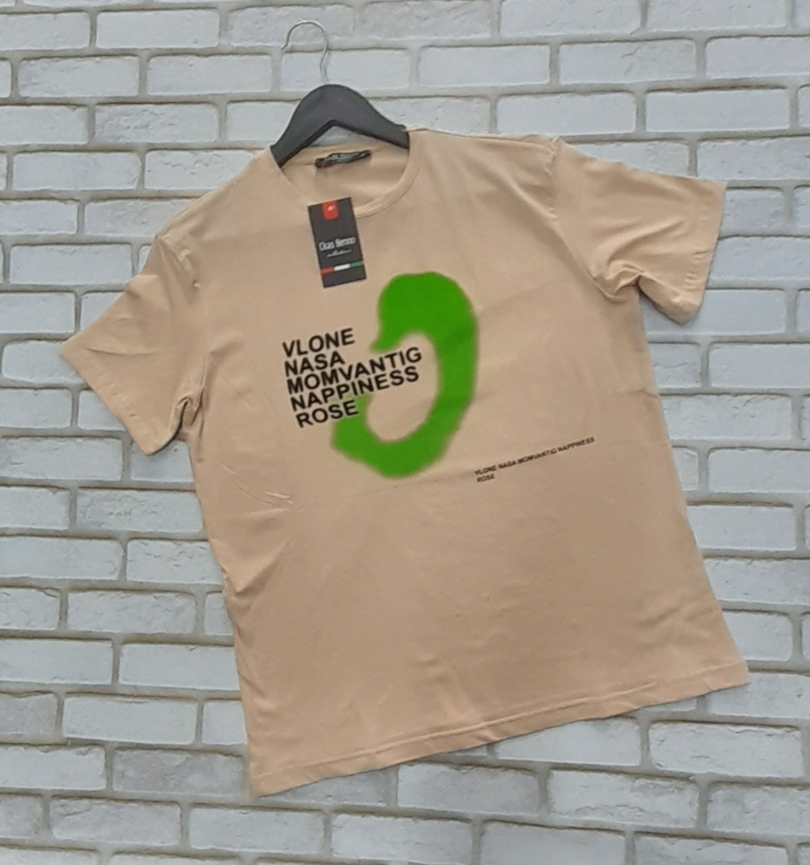No Brand 165 beige (лето) футболка мужские